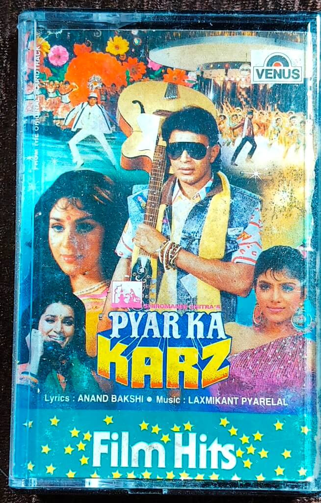 Pyaar Ka Karz (1989) Laxmikant-Pyarelal Pre-Owned Venus Audio Cassette