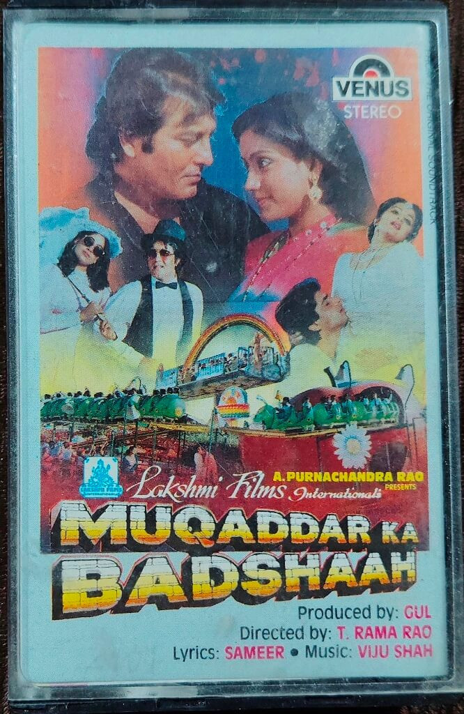 Muqaddar Ka Badshaah (1990) Viju Shah Pre-Owned Venus Autio Cassette