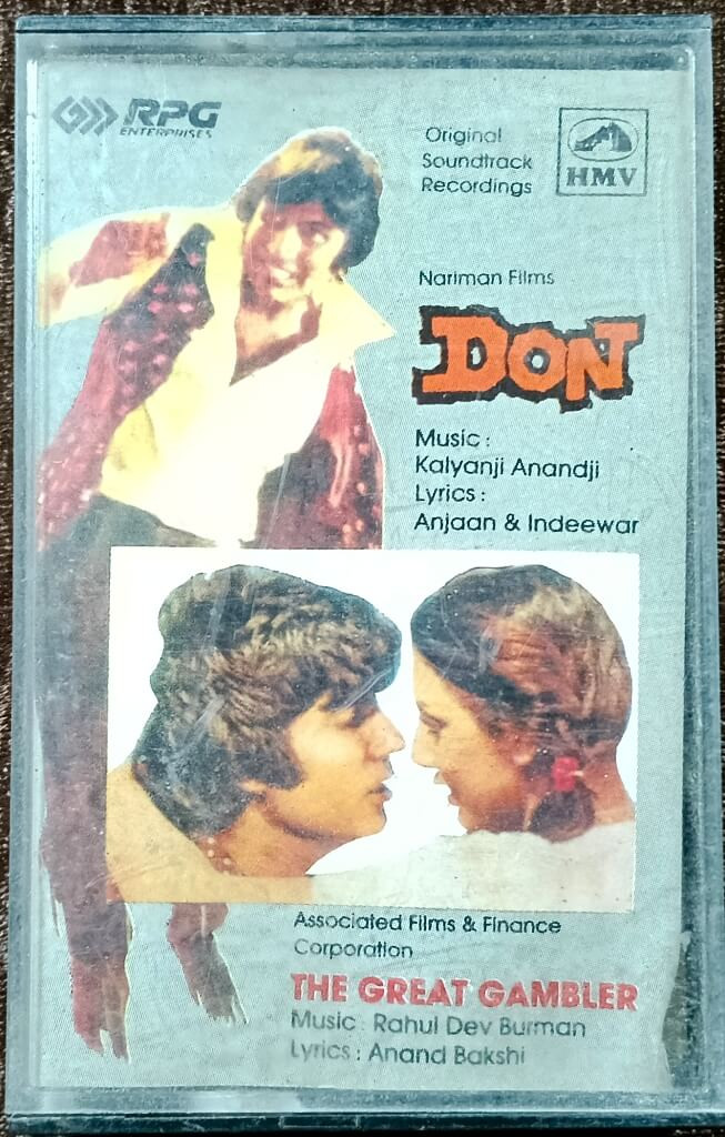 Don (1977) Kalyanji-Anandji / The Great Gambler (1978) R.D. Burman Pre-Owned HMV-RPG Audio Cassette