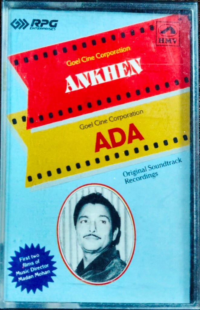 Ankhen (1950) Madan Mohan / Ada (1951) Madan Mohan Hindi OST Pre-Owned His Master's Voice Audio Cassette