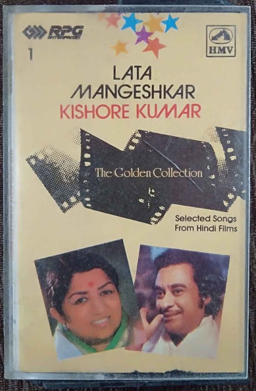Lata Mangeshkar & Kishore Kumar - The Golden Collection 1- Selected Songs From Hindi Films (1991) Compilation Pre-Owned HMV, RPG Audio Cassette