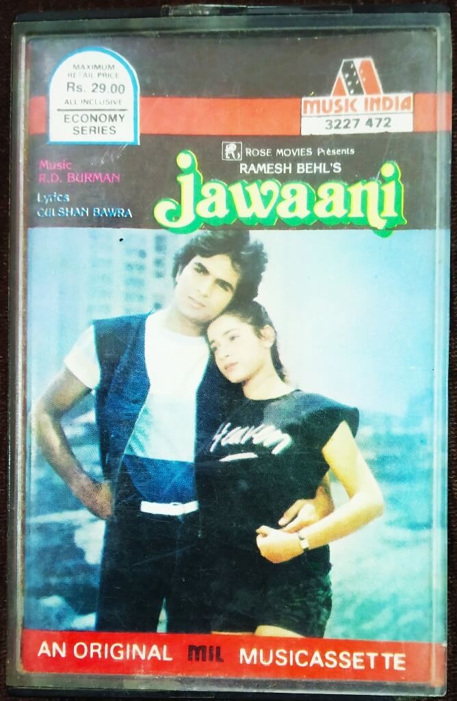 Jawaani (1984) R.D. Burman Pre-Owned Music India Audio Cassette