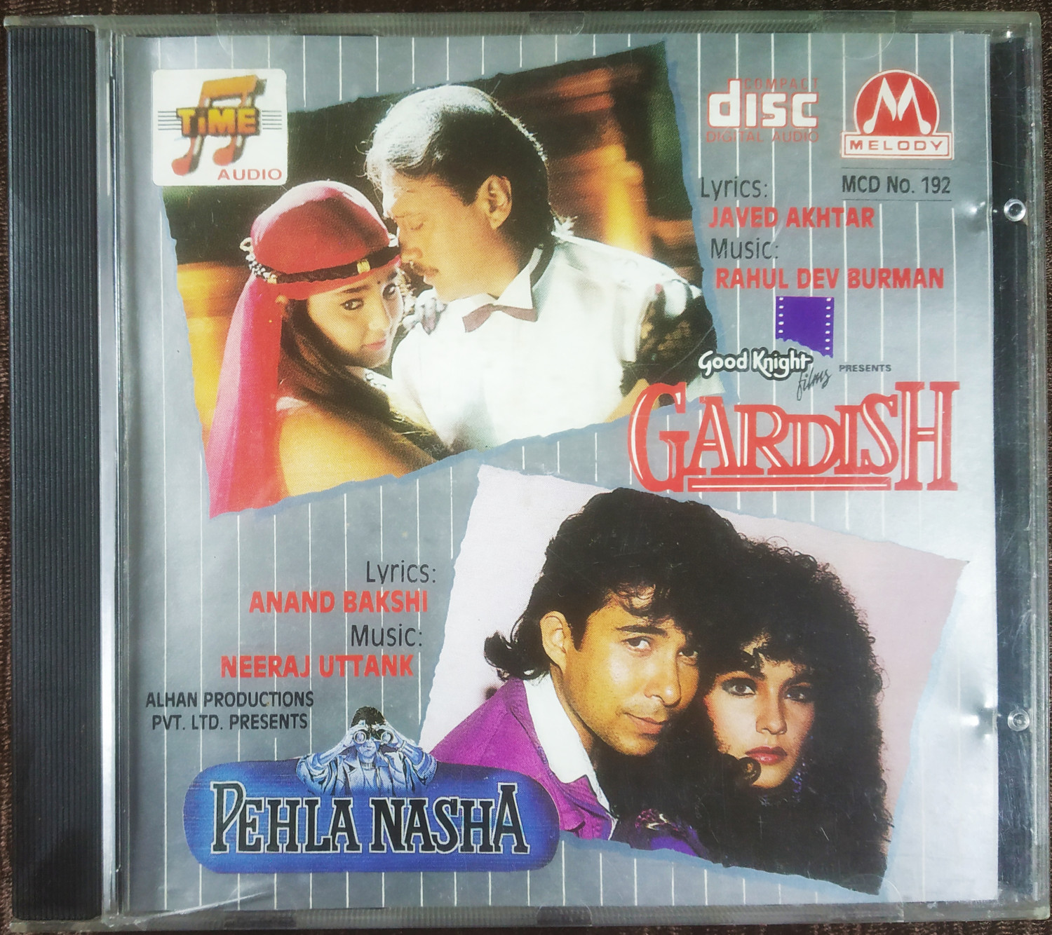 Gardish (1993) Rahul Dev Burman / Pehla Nasha (1993) Neeraj Vora & Uttankk V.Vorra Pre-Owned Melody / Time Audio Imported Audio CD