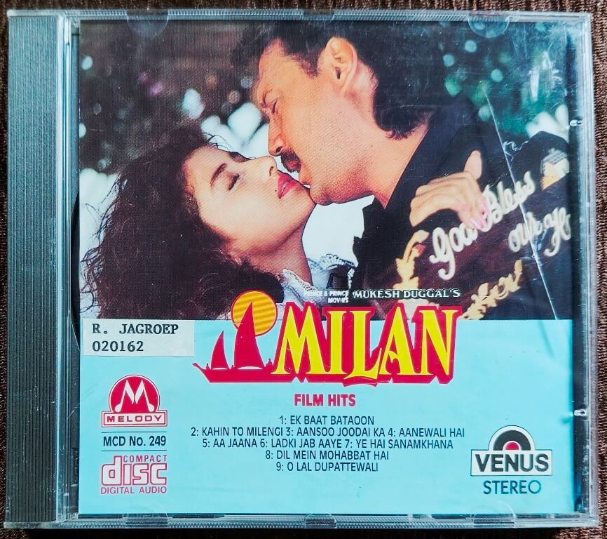 Milan (1994) Anand-Milind Pre-Owned Venus, Melody Imported Audio CD