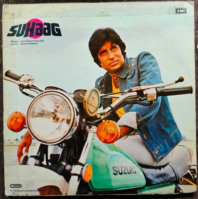 Suhaag (1979) Laxmikant-Pyarelal Pre-Owned His Master's Voice Vinyl, 12" LP Record