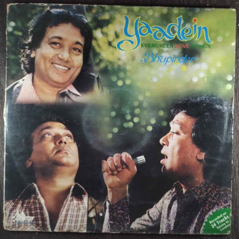 Bhupinder – Yaadein – Evergreen Love Songs (1983) Peter Moss Pre-Owned Vinyl, 12" LP Record