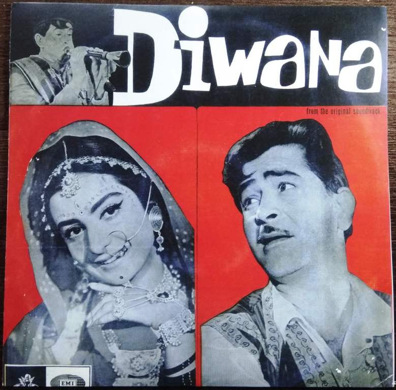 Diwana (1967) Shankar-Jaikishan Pre-Owned Vinyl, 12" LP Record