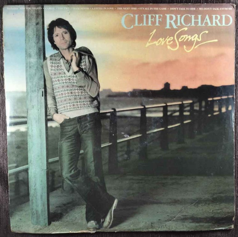 Cliff Richard - Love Songs (1981) Compilation  Pre-Owned Vinyl, 12" LP Record