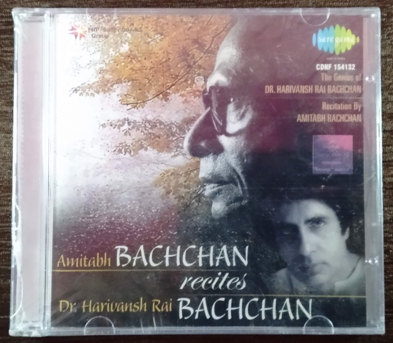 Amitabh Bachchan Recites Dr. Harivansh Rai Bachchan (2015) Pre-Owned Sa Re Ga Ma Audio CD