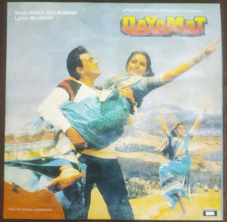 Qayamat (1983) R. D. Burman Pre-Owned HMV Vinyl, 12" LP Record