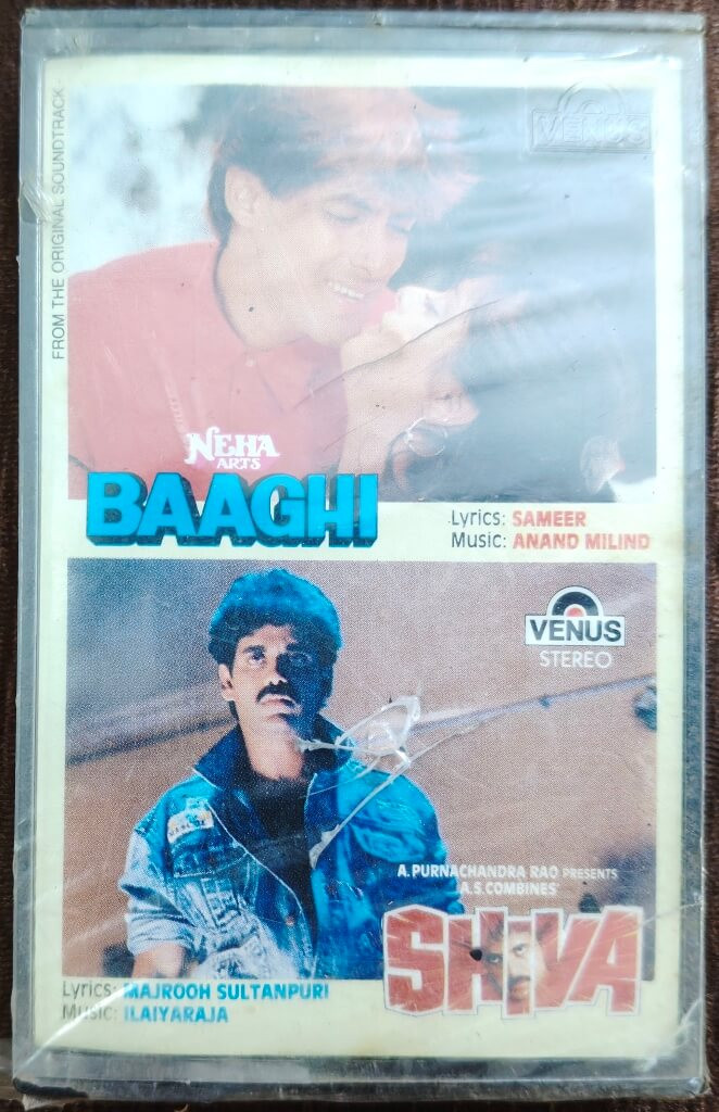 Baaghi (1990) Anand-Milind / Shiva (1990) Ilaiyaraja Pre-Owned Venus Audio Cassette