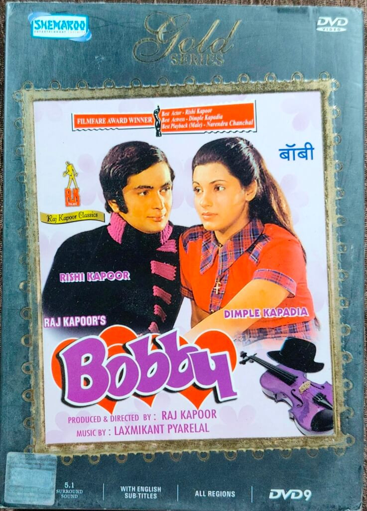 Bobby (1973) Director Raj Kapoor & Music Laxmikant-Pyarelal Pre-Owned Shemaroo Single DVD