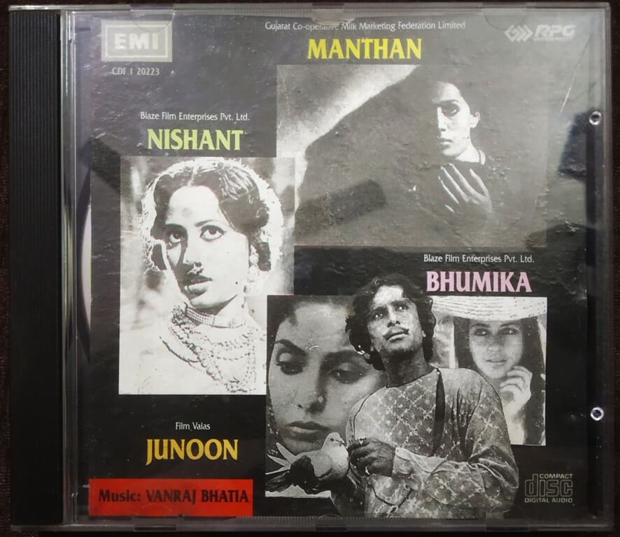 Manthan (1976) Vanraj Bhatia / Nishant (1975) Vanraj Bhatia / Bhumika (1977) Vanraj Bhatia / Junoon (1978) Vanraj Bhatia Pre-Owned Imported Audio CD