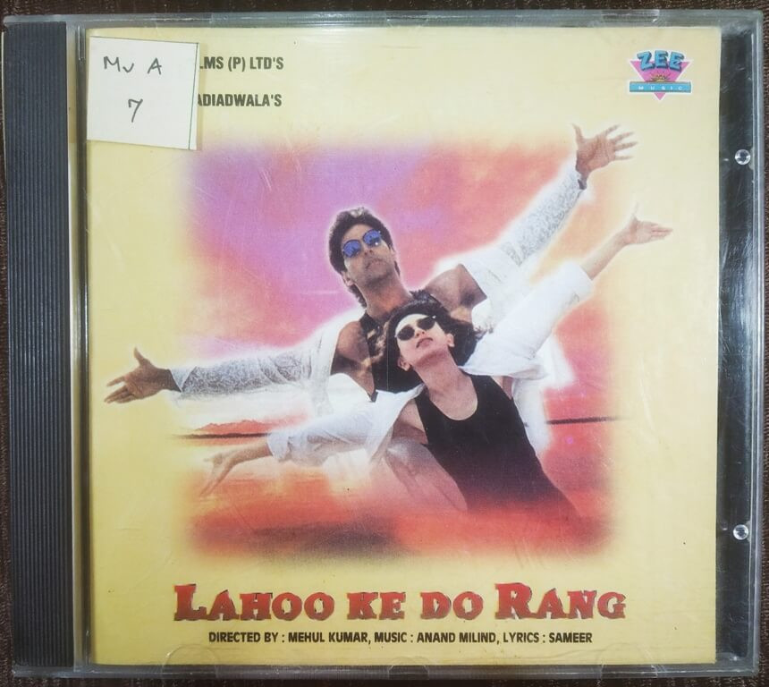 Lahoo Ke Do Rang (1997) Rajesh Roshan Pre-Owned Zee Music Audio CD