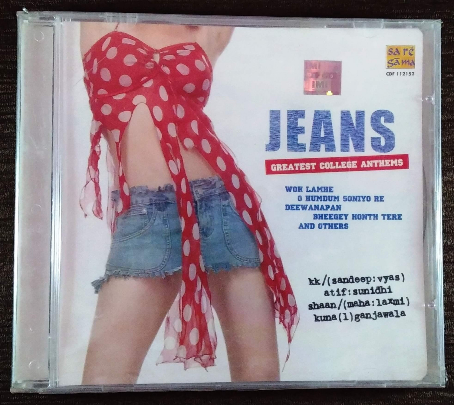 Jeans - Greatest College Anthems (2005) Pre-Owned Sa Re Ga Ma, RPG Audio CD