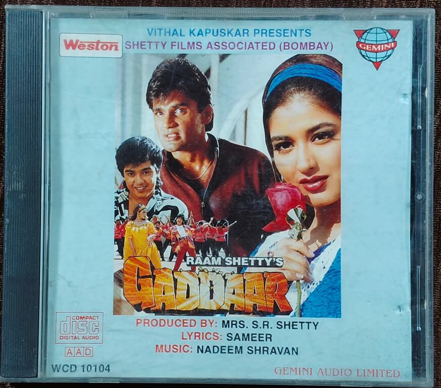 Gaddaar (1994) Nadeem-Shravan Pre-Owned Weston Imported Audio CD