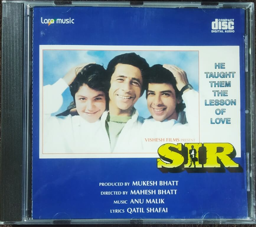 Sir (1992) Anu Malik Pre-Owned Lara Music Audio CD