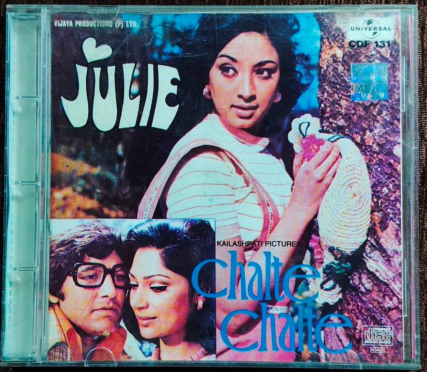 Julie (1975) Rajesh Roshan / Chalte Chalte (1974) Bappi Lahiri Pre-Owned  Audio CD