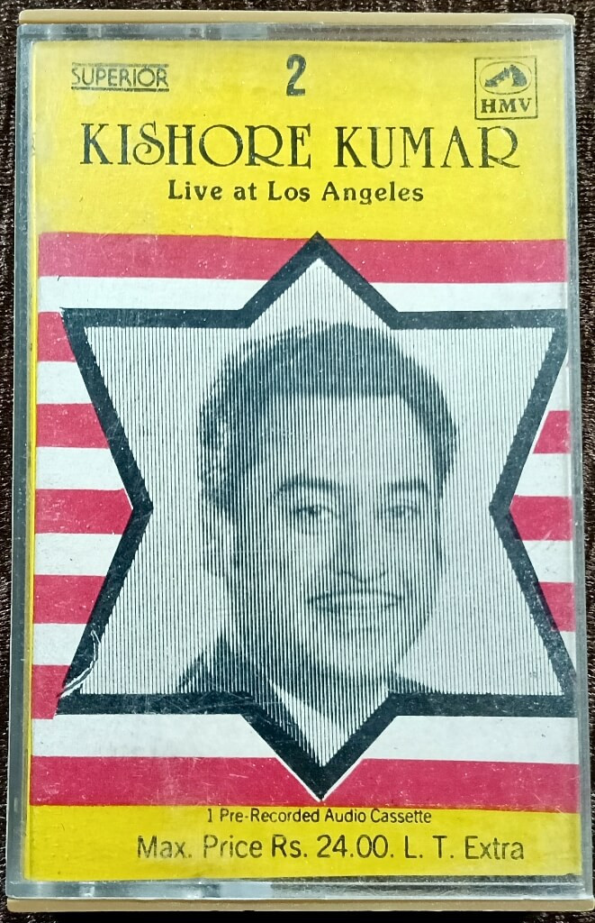 Kishore Kumar – Live At Los Angeles (Vol. 2) (1988) Pre-Owned HMV Audio Cassette