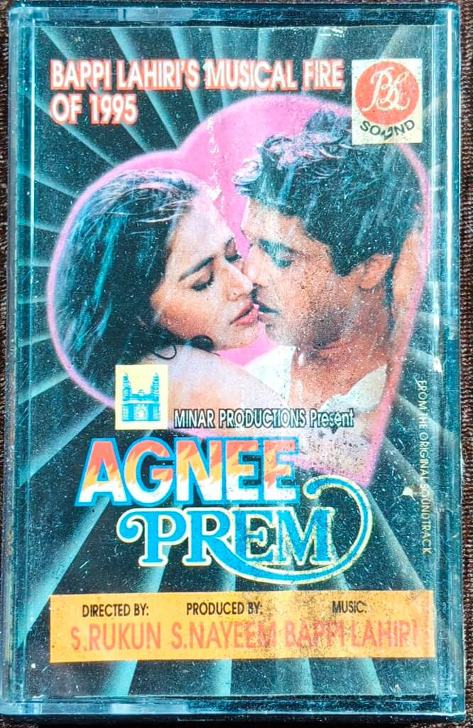 Agnee Prem (1996) Bappi Lahiri Pre-Owned BL Sound Audio Cassette