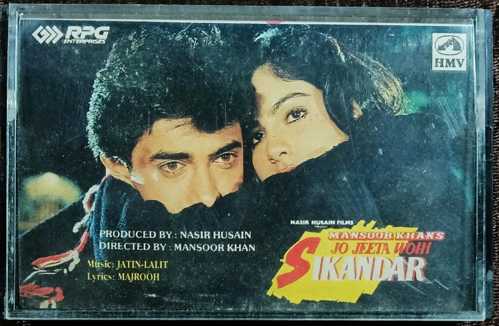 Jo Jeeta Wohi Sikandar (1991) Jatin-Lalit Pre-Owned HMV, RPG Audio Cassette