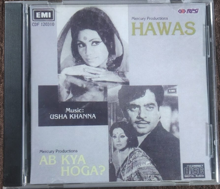 Hawas (1974) Usha Khanna / Ab Kya Hoga (1976) Usha Khanna Pre-Owned EMI Imported Audio CD