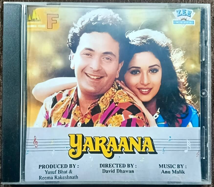 Yaraana (1995) Anu Malik Pre-Owned Zee Music Audio CD