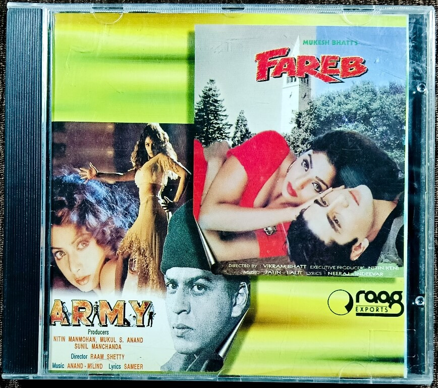 Fareb (1996) Jatin-Lalit / Army (1996) Anand-Milind Pre-Owned Raag Audio CD