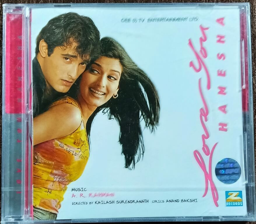 Love You Hamesha (2000) A.R. Rahman Pre-Owned Zee Records, Sa Re Ga Ma Imported Audio CD