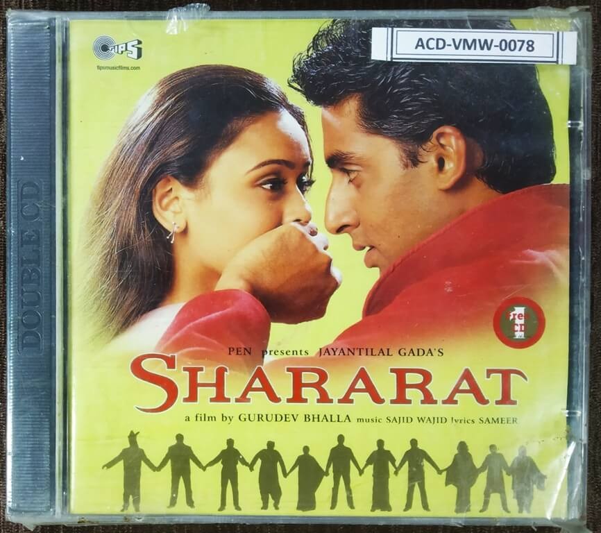 Shararat (2001) Sajid-Wajid Pre-Owned TIPS Double Audio CD
