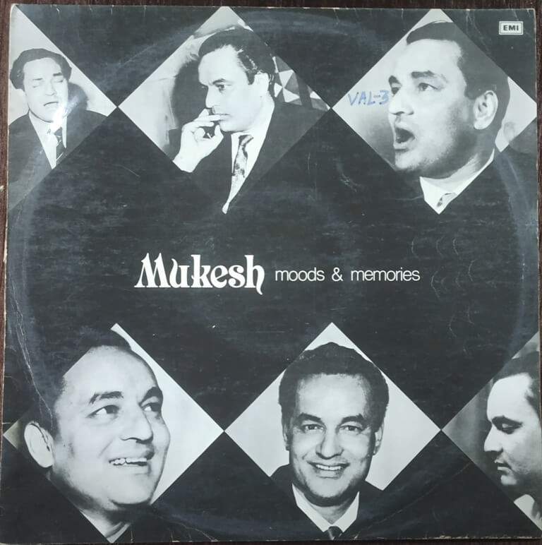 Mukesh – Moods & Memories (1981) Pre-Owned HMV Vinyl, 12" LP Record