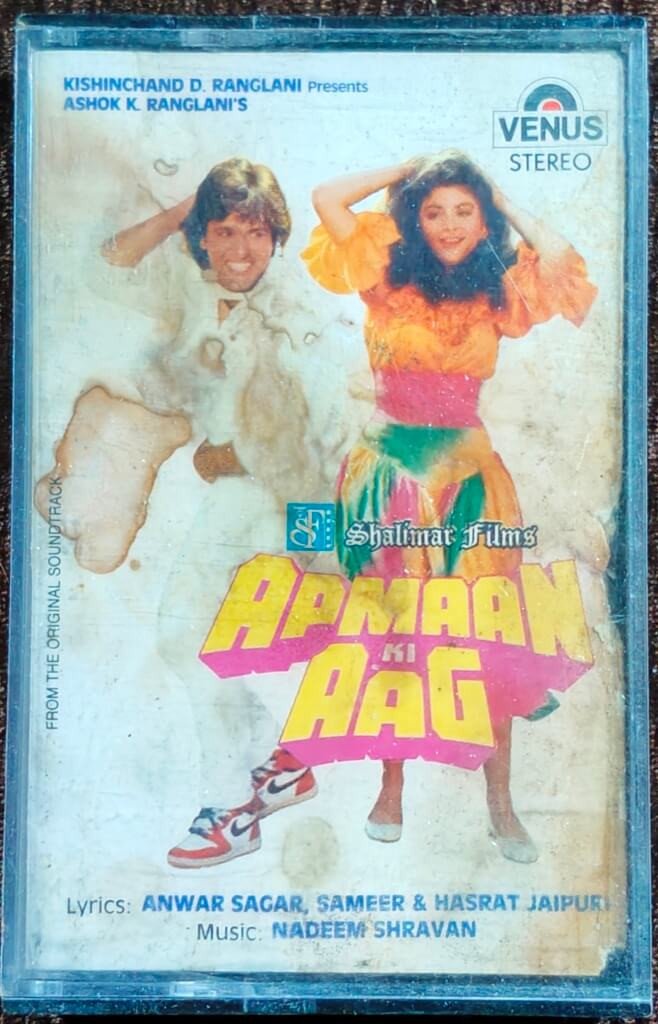 Apmaan Ki Aag (1990) Nadeem-Shravan Pre-Owned Venus Audio Cassette