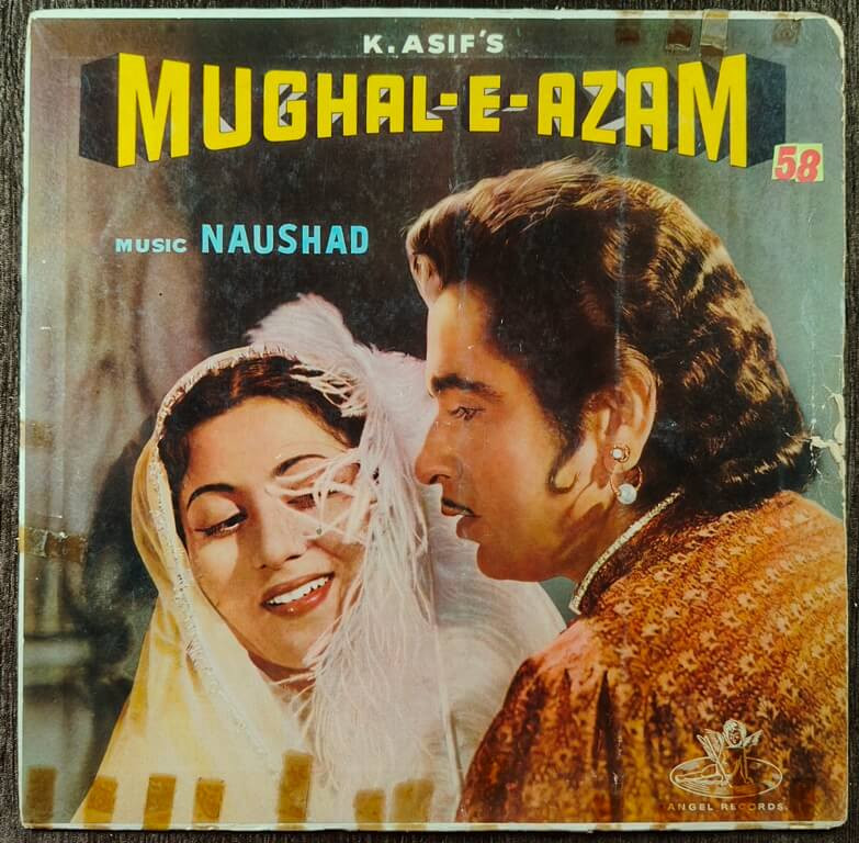 Mughal-E-Azam (1960) Naushad Pre-Owned Angel Records Vinyl, 12" LP Record