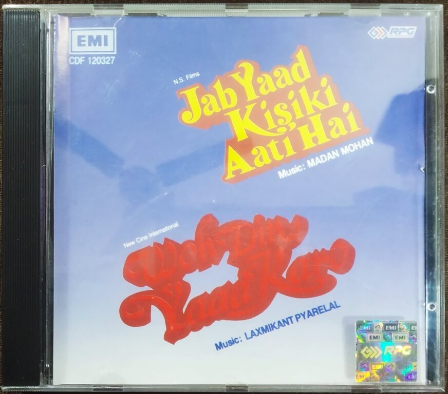 Jab Yaad Kisiki Aati Hai (1967) Madan Mohan / Woh Din Yaad Karo (1971) Laxmikant-Pyarelal Pre-Owned Imported Audio CD