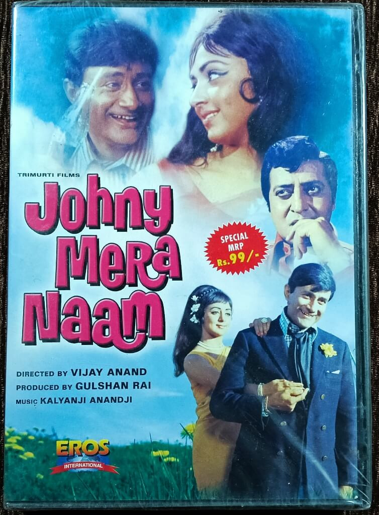 Johny Mera Naam (1970) Directed by: Vijay Anand & Music by: Kalyanji-Anandji Pre-Owned Eros Multimedia DVD CD