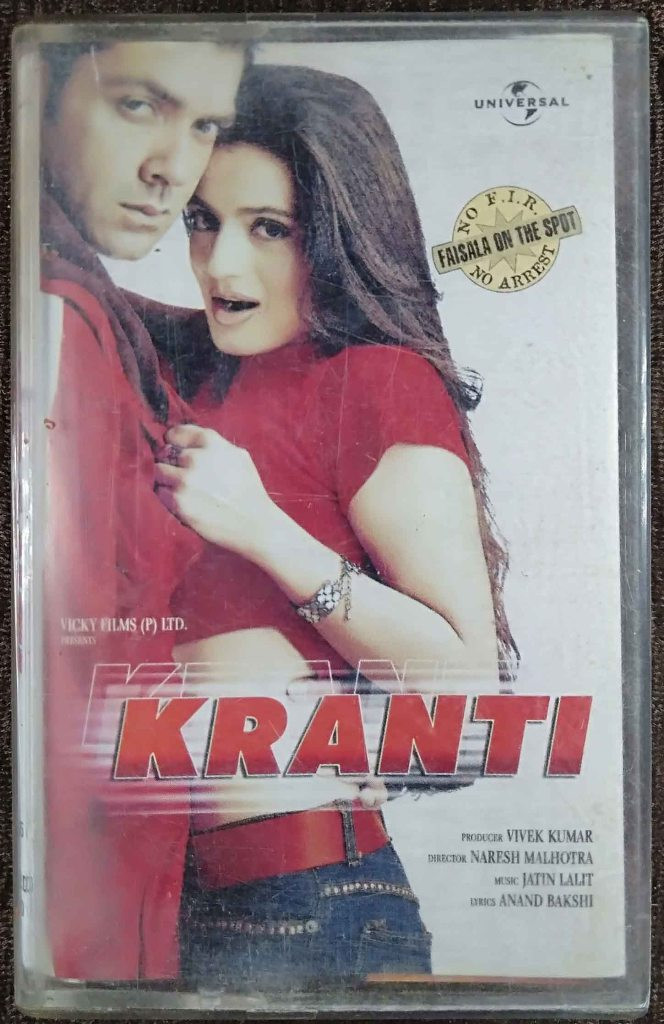 Kranti (2001) Jatin-Lalit Pre-Owned Universal Audio Cassette