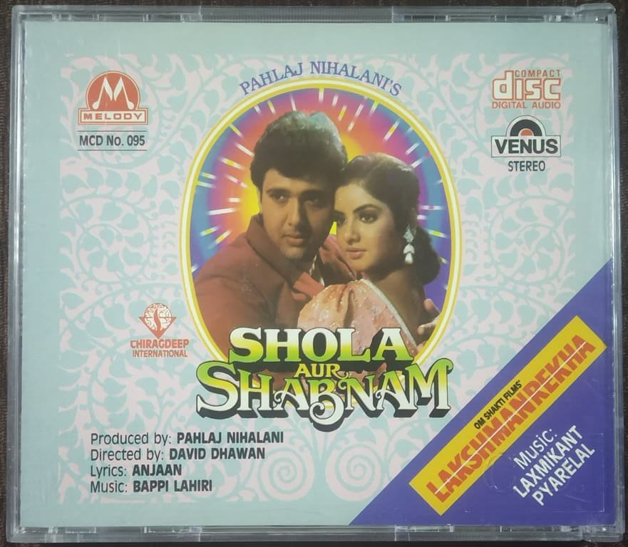 Shola Aur Shabnam (1992) Laxmikant Pyarelal / Lakshmanrekha (1991) Bappi Lahiri Pre-Owned Imported Melody / Venus Audio CD