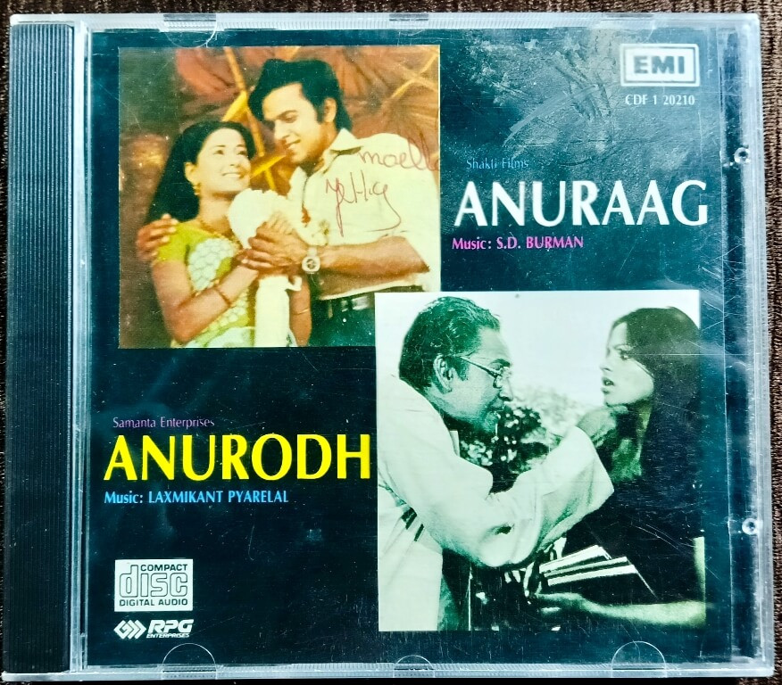 Anuraag (1973) S. D. Burman / Anurodh (1976) Laxmikant Pyarelal Pre-Owned EMI Imported Audio CD