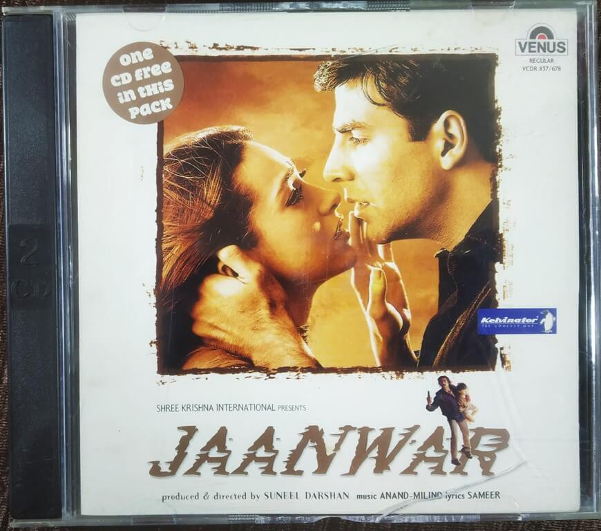 Jaanwar (1999) Anand-Milind  / Public Demand Pre-Owned Venus Double Audio CD