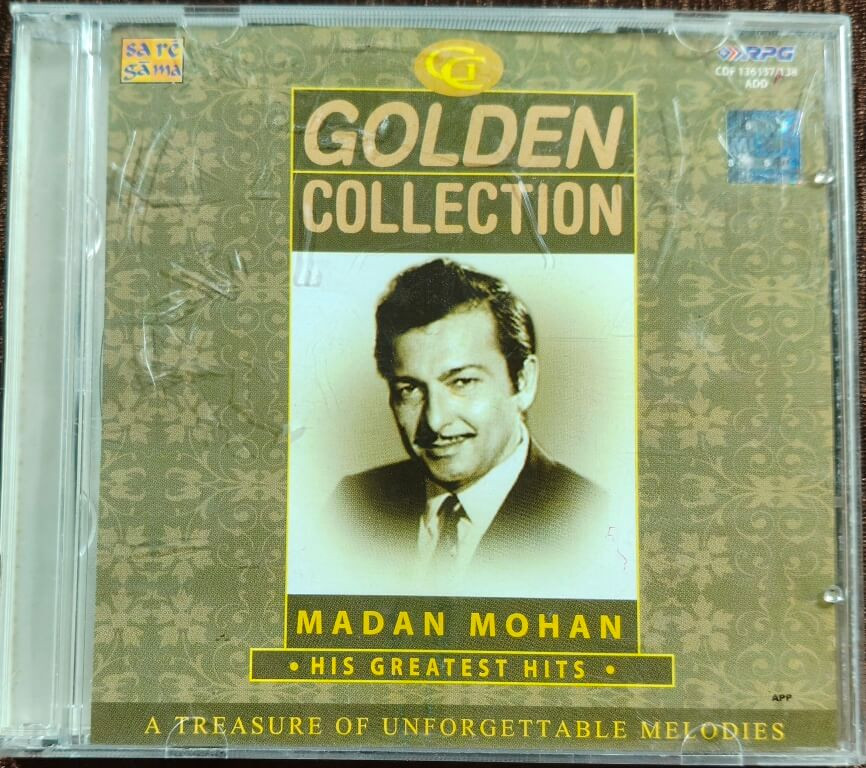 Madan Mohan - Golden Collection - His Greatest Hits (2005) Bollywood OST Compilation Pre-Owned Saregama - RPG Double Audio CD Set
