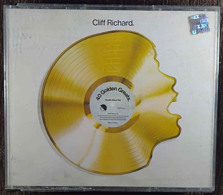 Cliff Richard - 40 Golden Greats (1989) Compilation Pre-Owned EMI Double Audio CD