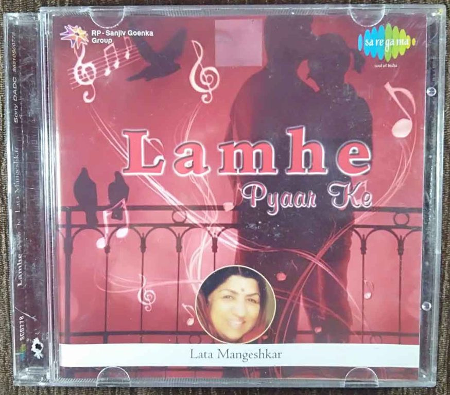 Lata Mangeshkar - Lamhe Pyaar Ke (2015) Compilation Pre-Owned SA RE GA MA, RP Sanjiv Goenka Group Audio CD