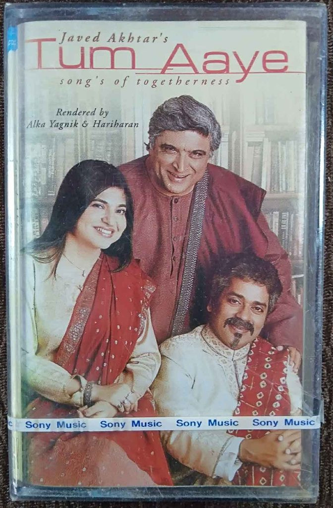 Javed Akhtar - Tum Aaye - Songs Of Togetherness (2002) Raju Singh Pre-Owned Sony Music Audio Cassette