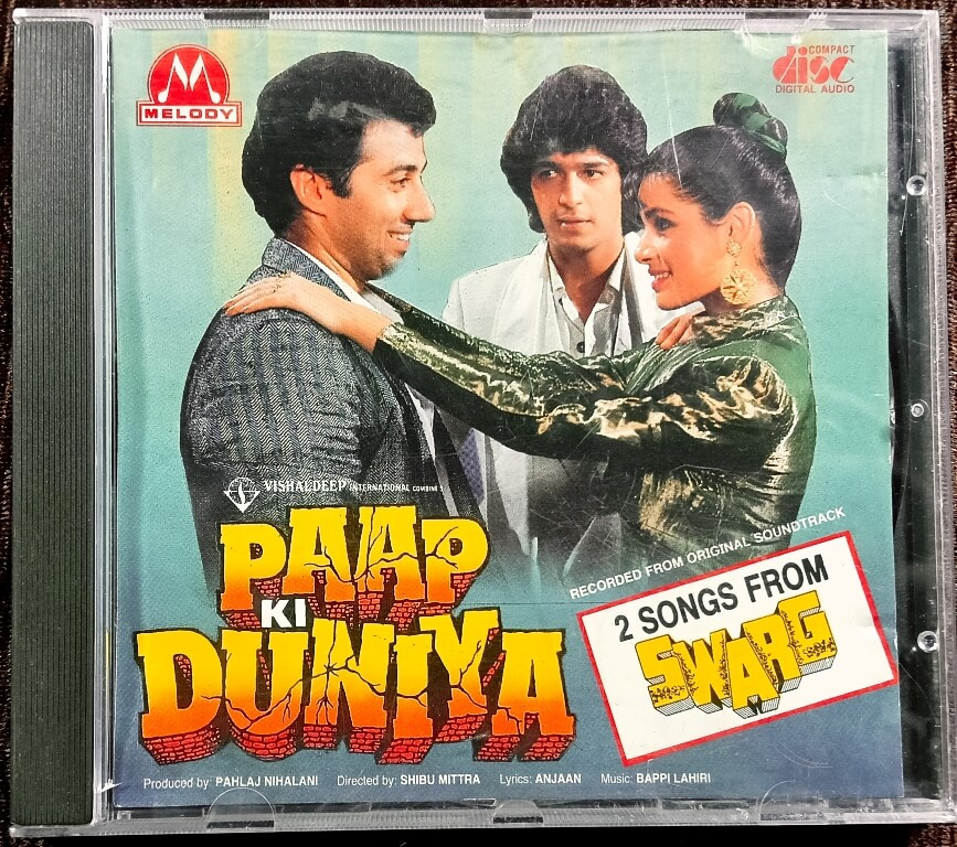 Paap Ki Duniya (1987) Bappi Lahiri Pre-Owned Melody Imported Audio CD