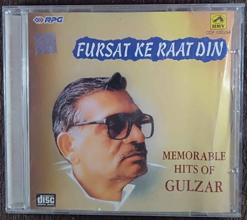 Gulzar – Fursat Ke Raat Din (Memorable Hits of Gulzar) - Includes Commentary Of Gulzar (1994) Compilation Pre-Owned HMV, RPG Audio CD