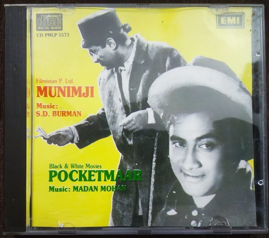 Munimji (1955) S.D. Burman / Pocketmaar (1956) Madan Mohan Pre-Owned Imported Audio CD