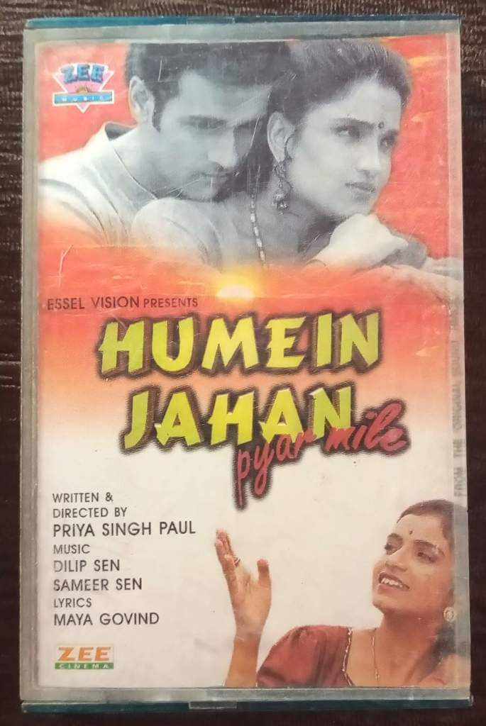 Humein Jahan Pyar Mile (1997) Dilip Sen-Sameer Sen Pre-Owned Zee Music Audio Cassette
