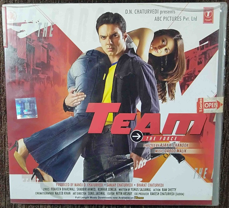 Team : The Force (2007) Daboo Malik Pre-Owned T-Series Audio CD