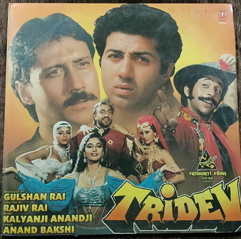 Tridev (1989) Kalyanji-Anandji Pre-Owned Vinyl, 12"  T-Series LP Record
