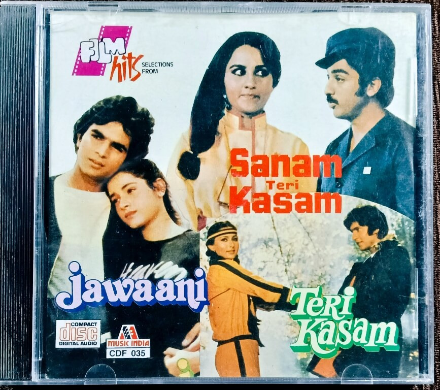 Teri Kasam (1982) R.D. Burman / Sanam Teri Kasam (1982) R.D. Burman / Jawaani (1984) R.D. Burman Pre-Owned Audio CD